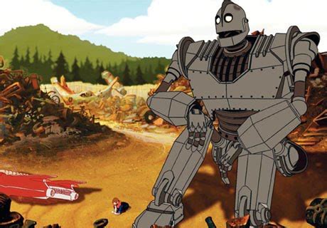 The Iron Giant! A story about friendship and overcoming prejudice during the Cold War!